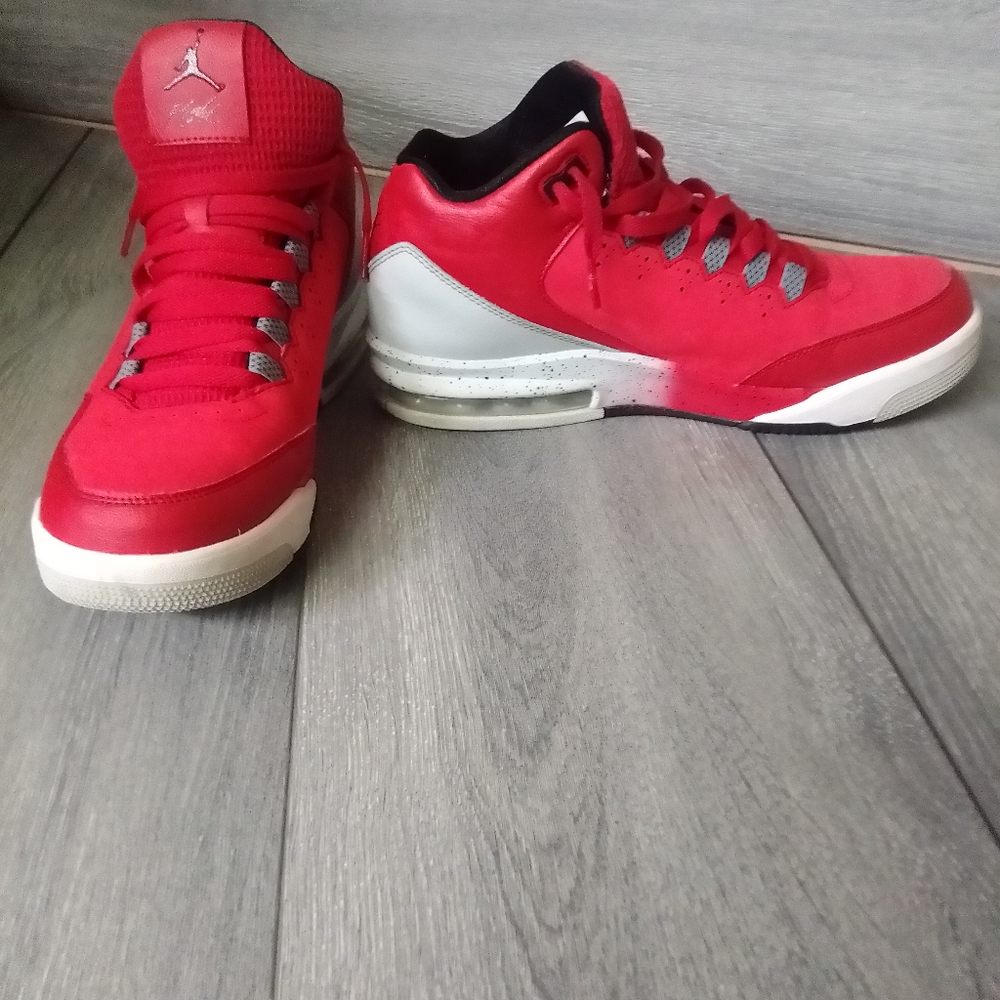 Red Jordans Flight 2 shoes